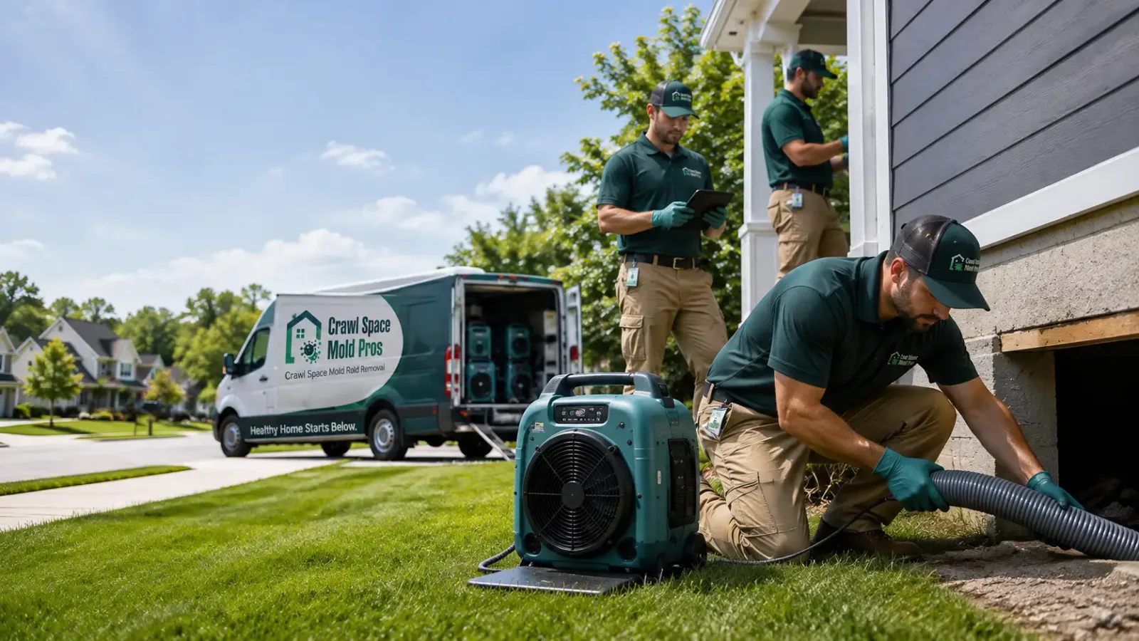 Crawl Space Mold Removal in El Dorado, CA